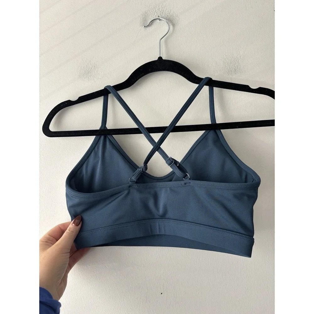 AYBL Balance V2 Seamless High Waist Compression Leggings & Bra Set‎ Blue Size S